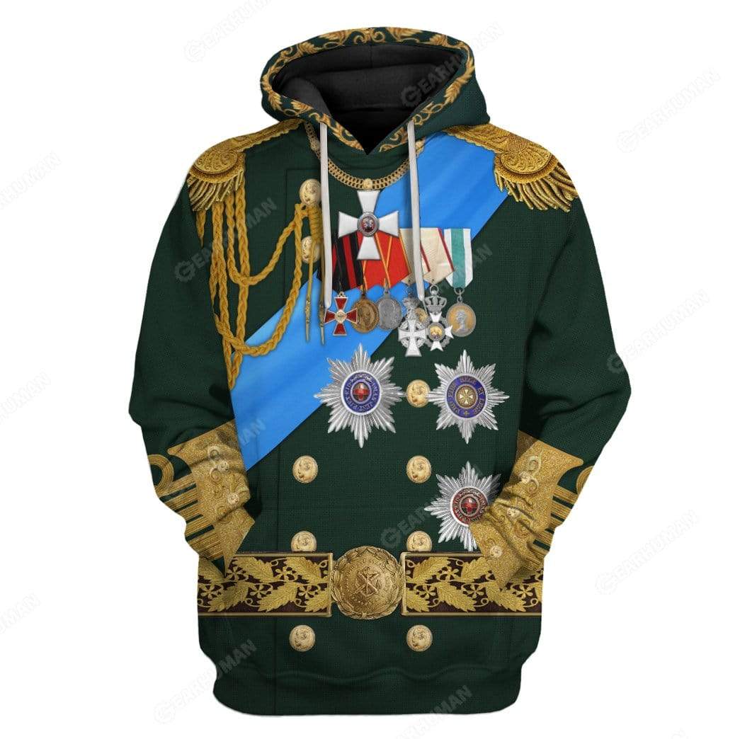 Hoodie Custom Nicholas II Apparel HD-TT2391904 3D Custom Fleece Hoodies Hoodie S 