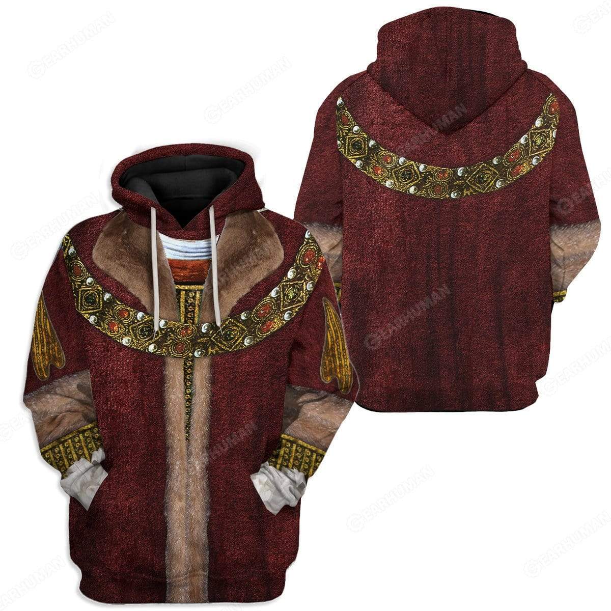 Hoodie Custom Richard III of England Apparel HD-TA11101906 3D Custom Fleece Hoodies 