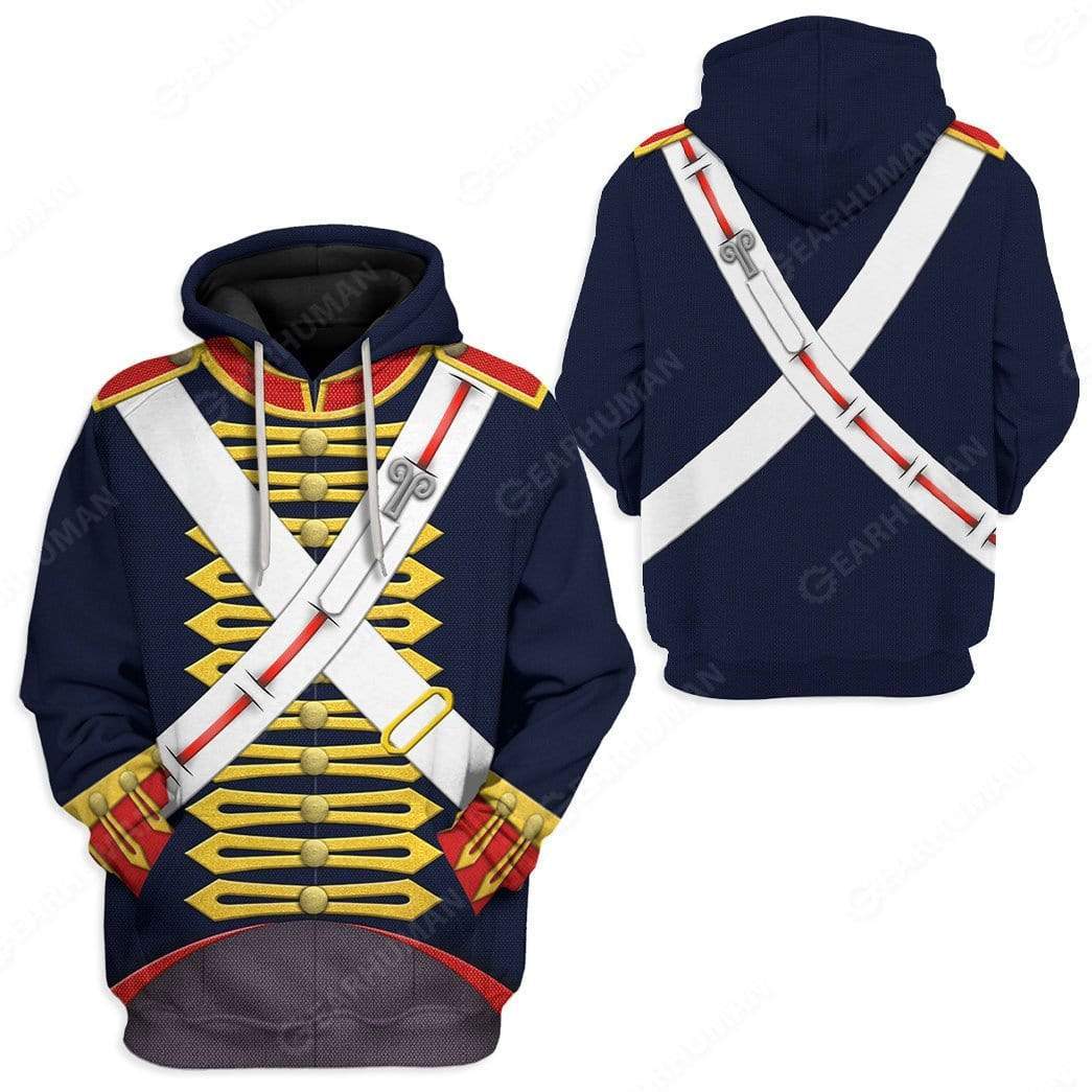 Hoodie Custom Royal Artillery Apparel HD-DT09101909 3D Custom Fleece Hoodies 