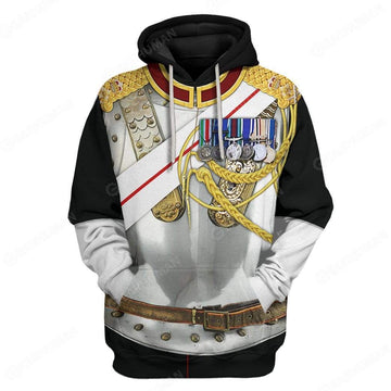 Gearhumans Hoodie Custom Soldier of the Blues and Royals Apparel