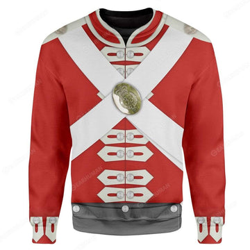 Gearhumans Hoodie Custome British Army Redcoats Apparel