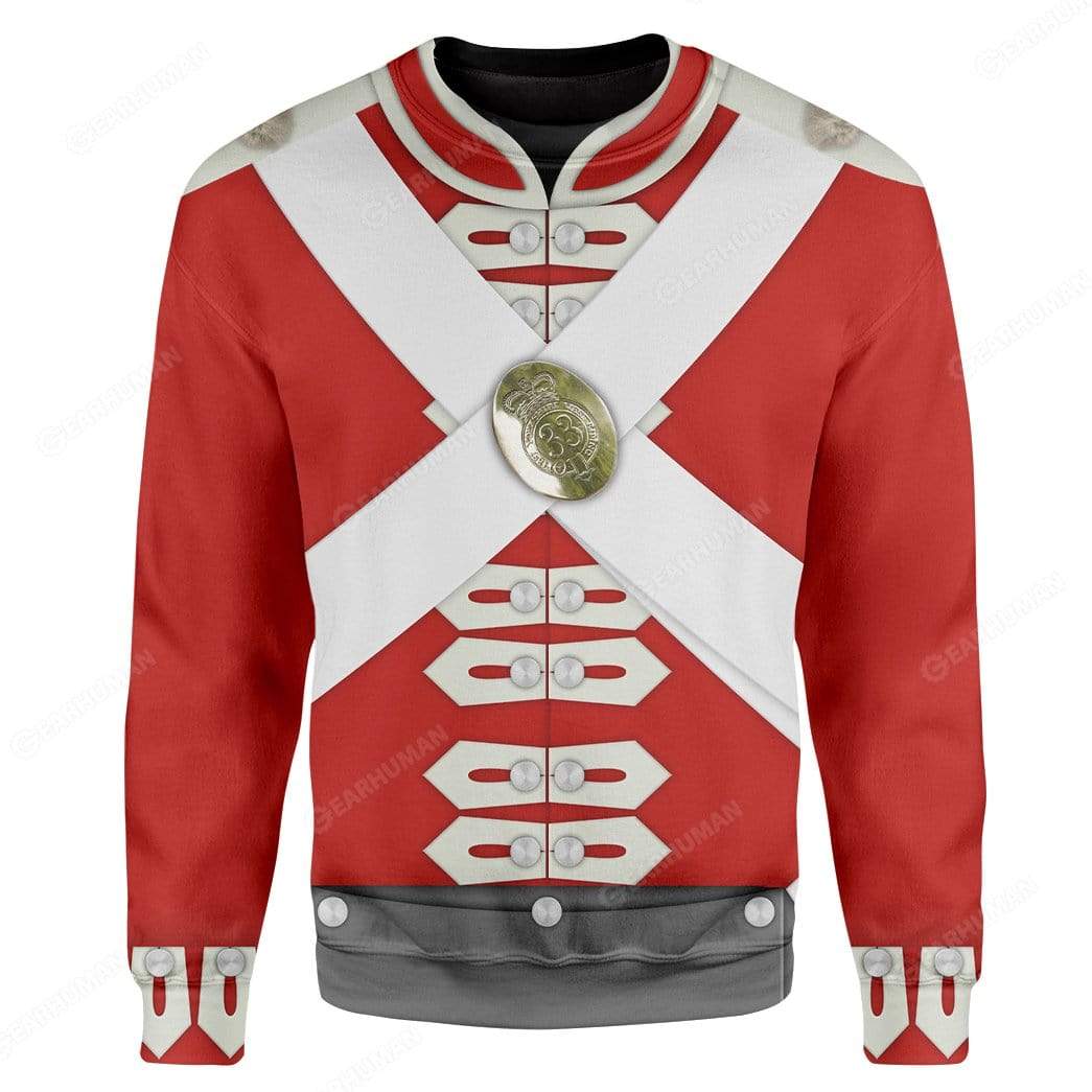 Hoodie Custome British Army Redcoats Apparel HD-DT15101913 3D Custom Fleece Hoodies Long Sleeve S 