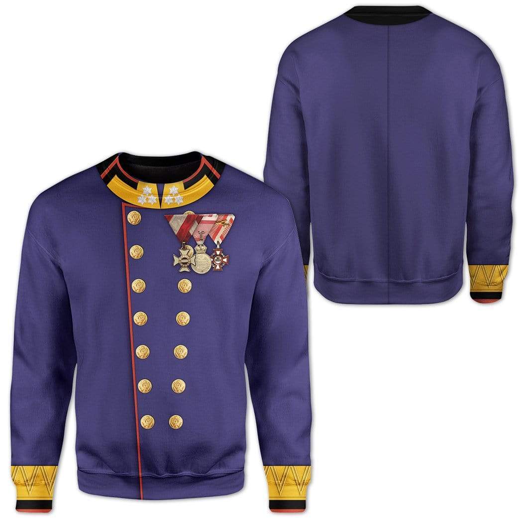 Hoodie Franz Graf Conrad von H??tzendorf Custom Hoodies-T-Shirts Apparel HD-AT06111906 3D Custom Fleece Hoodies 