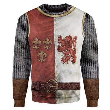 Gearhumans Hoodie hoodie Heraldic Knight Suit Costume Apparel