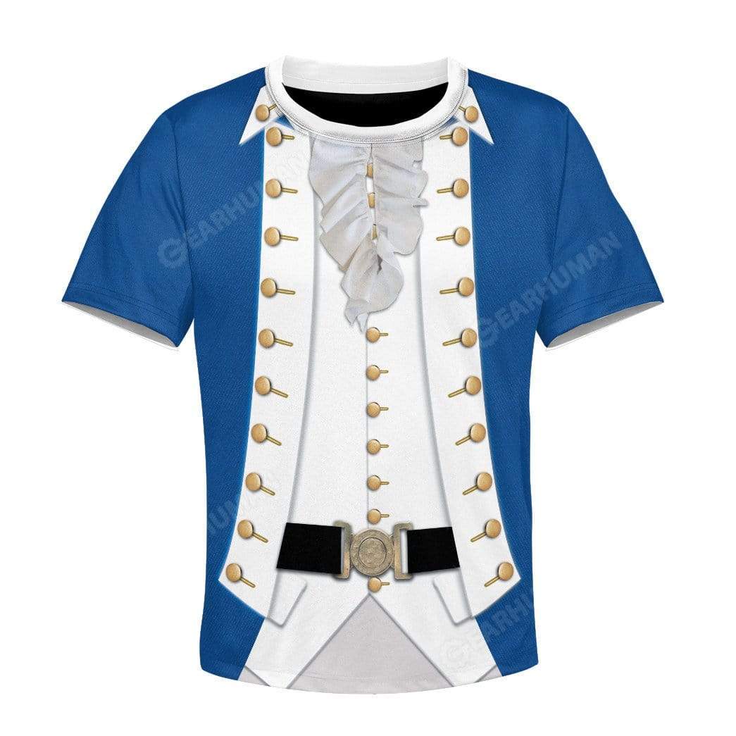 Gearhumans Hoodie Kid Cosplay Alexander Hamilton Custom T-Shirts Hoodi