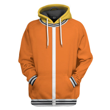 Gearhumans 3D Minions Bob Orange Custom Hoodie Tshirt Apparel