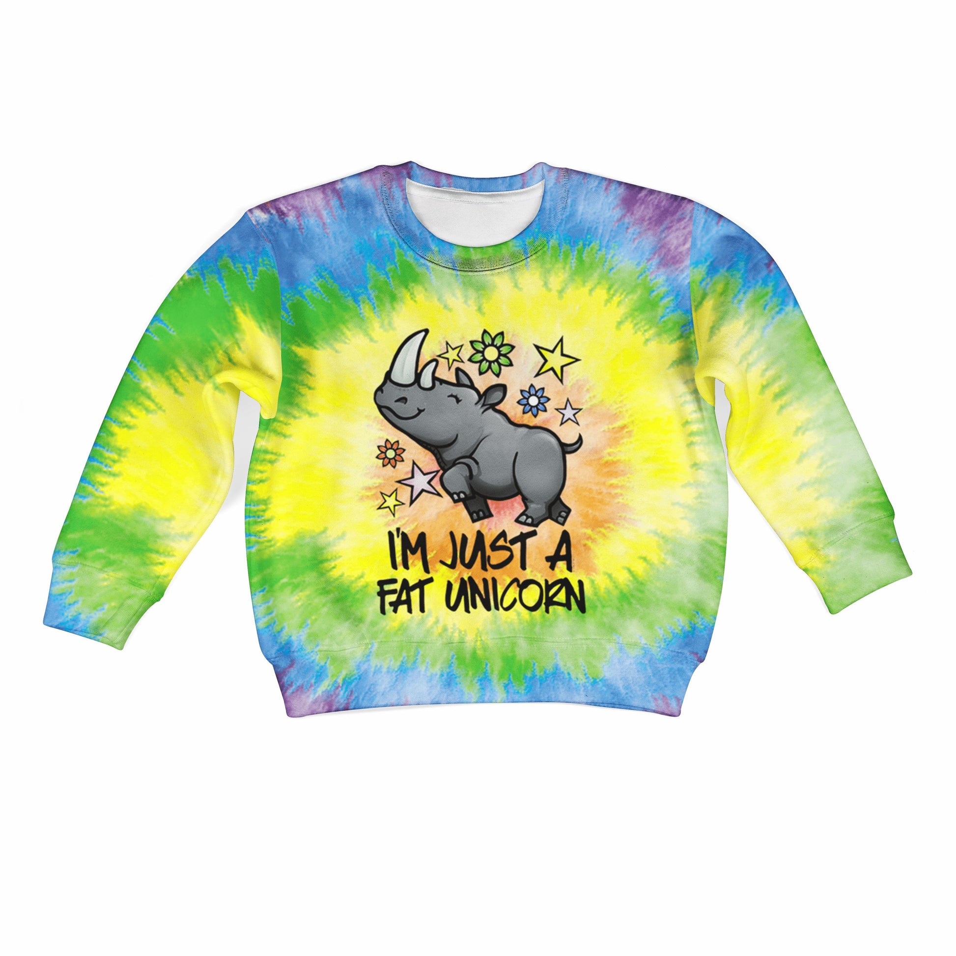 I am just a fat unicorn Kid Custom Hoodies T-shirt Apparel HD-UNI110130K kid 3D apparel Kid Sweatshirt S/6-8 
