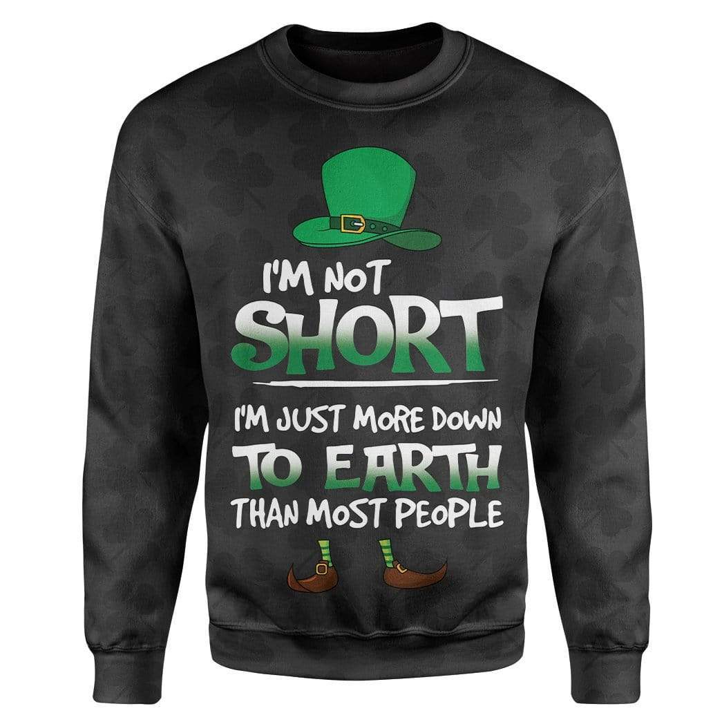 I Am Not Short Custom T-Shirts Hoodies Apparel HD-TA1501201 3D Custom Fleece Hoodies Long Sleeve S 