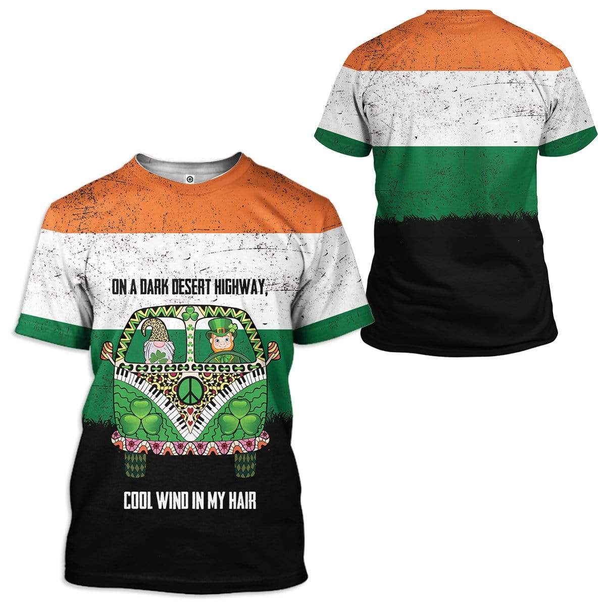 Irish On A Dark Desert Highway Custom T-Shirts Hoodies Apparel HD-TA0302205 3D Custom Fleece Hoodies 