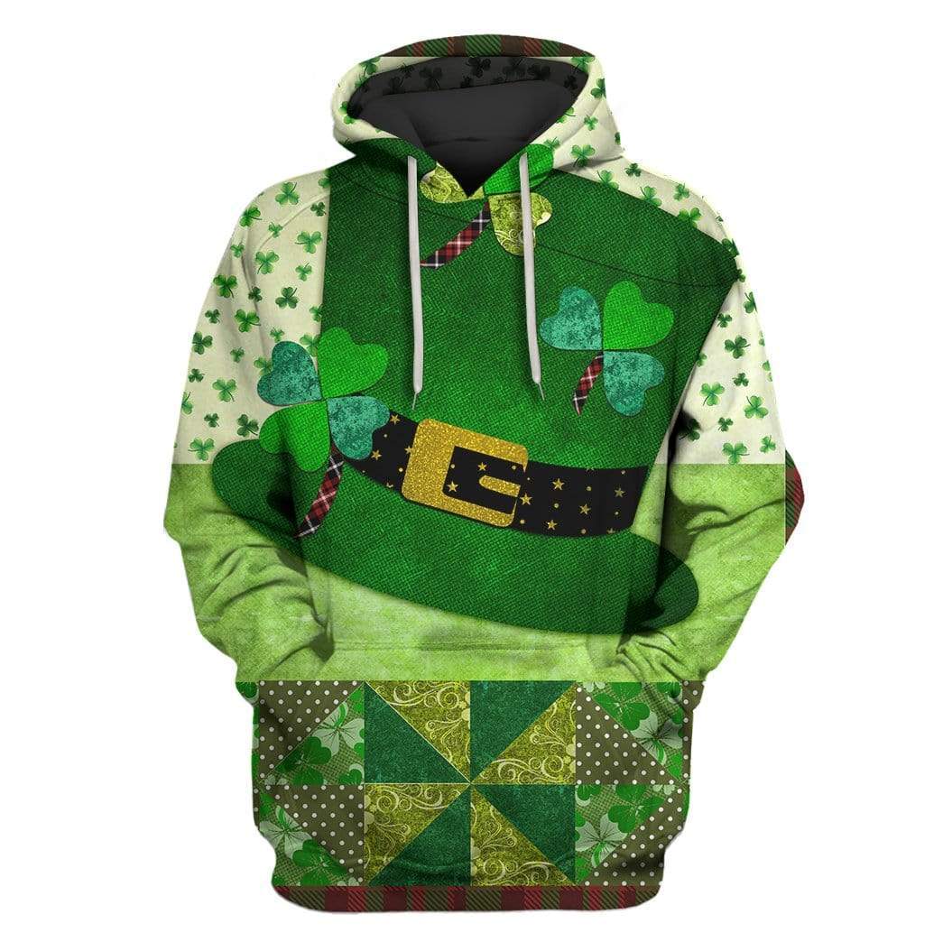 IRISH ST. PATRICK'S DAY Custom T-shirt - Hoodies Apparel HD-GH110692 3D Custom Fleece Hoodies Hoodie S 