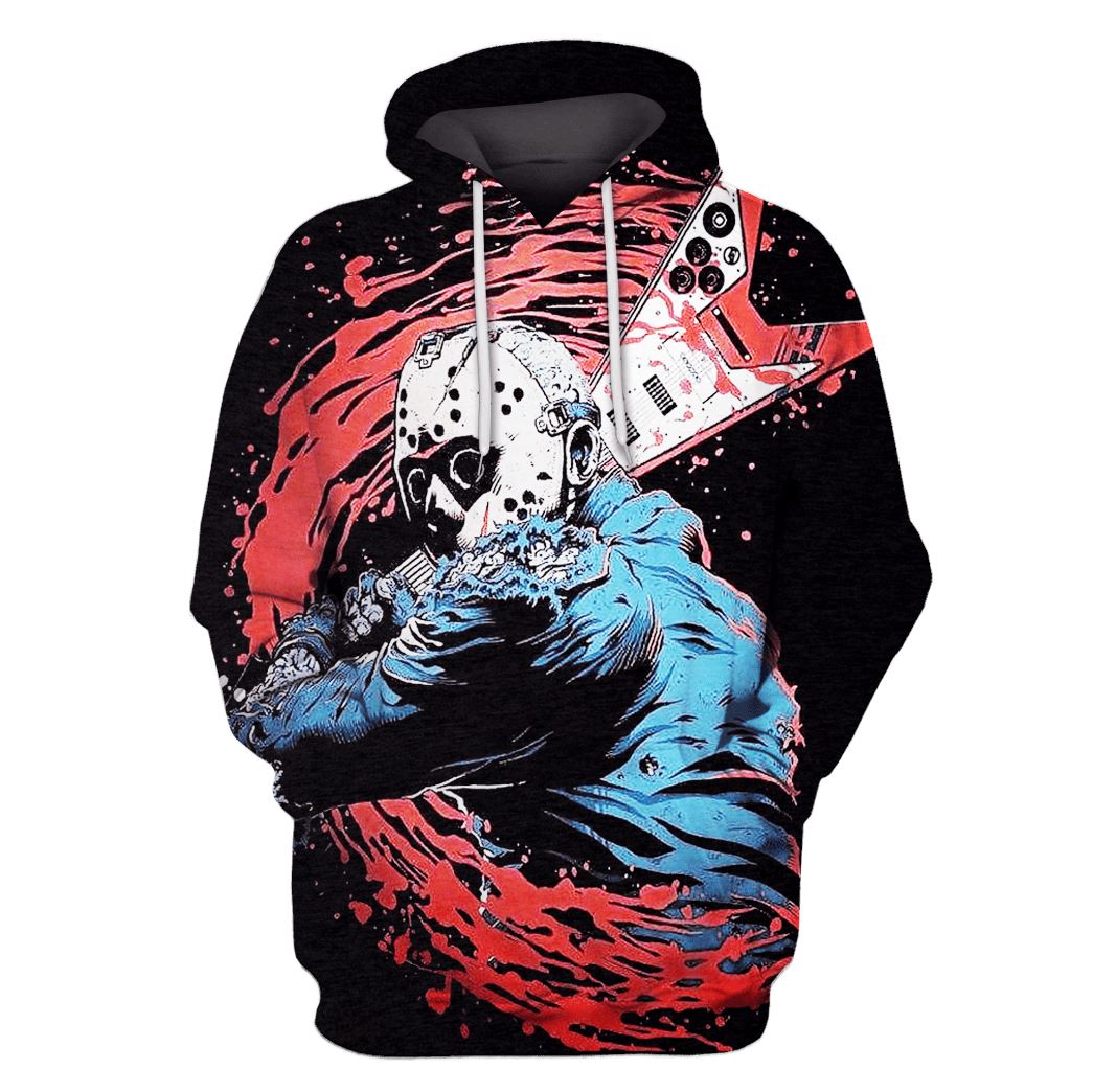 Jason Voorhees Friday the 13th Hoodies - T-Shirts Apparel MV110207 3D Custom Fleece Hoodies Hoodie S 