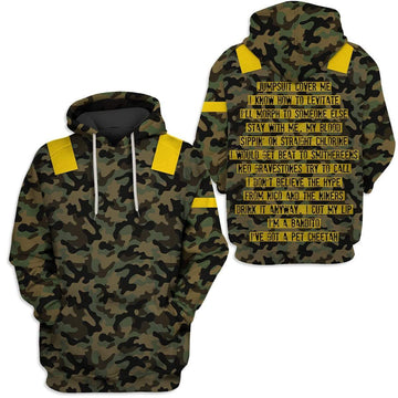 JUMPSUIT COVER ME Custom T-shirt - Hoodies Apparel HD-GH20047 3D Custom Fleece Hoodies 