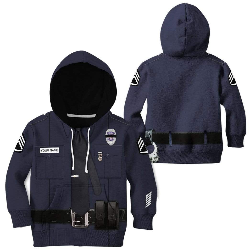 Kid Cosplay Police Custom Name T-Shirts Hoodies Apparel CO-AT0601204 Kid 3D Apparel 