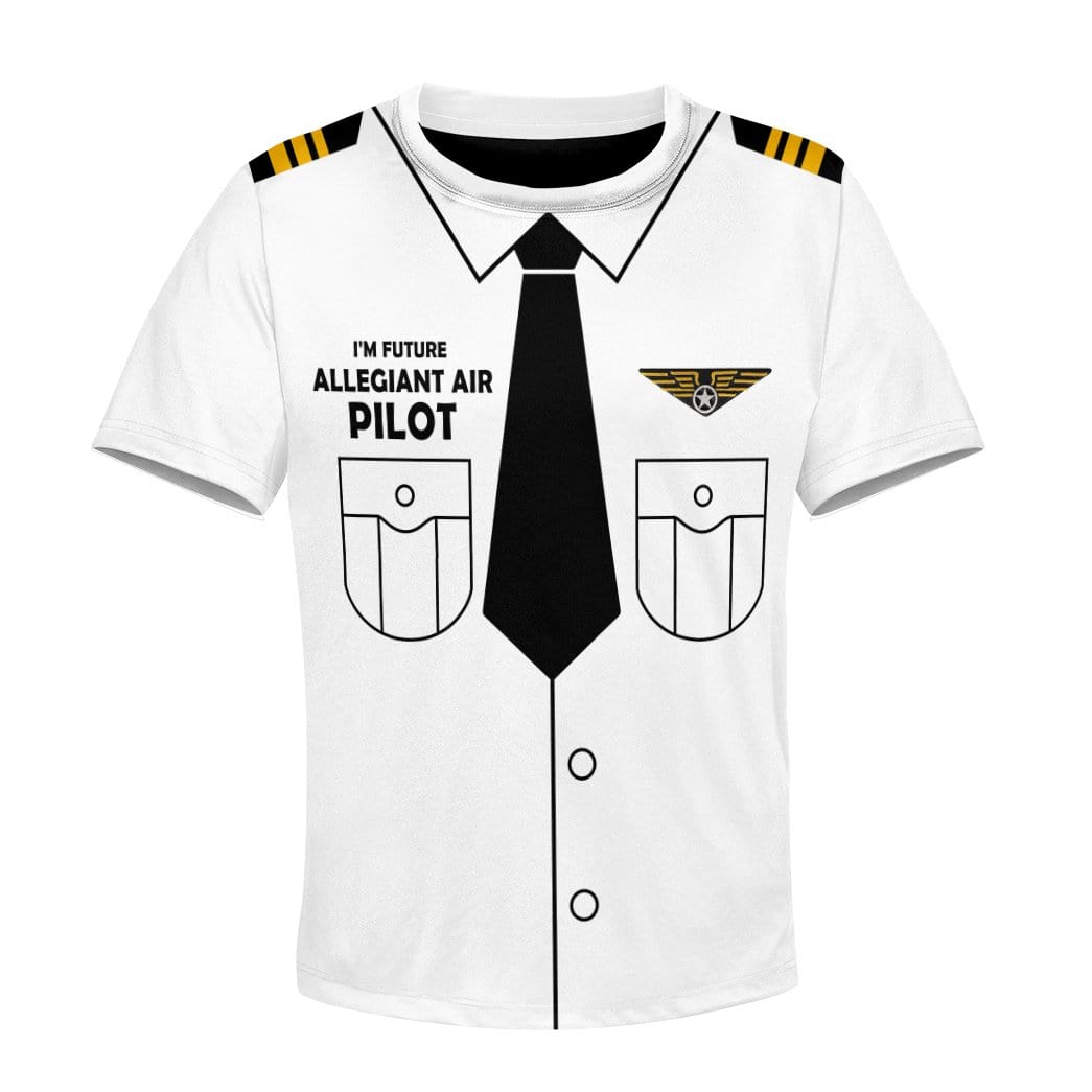 Kid Custom Hoodies T-shirt I'm future Allegiant Air pilot Apparel HD-GH20705K kid 3D apparel Kid T-Shirt 2T 