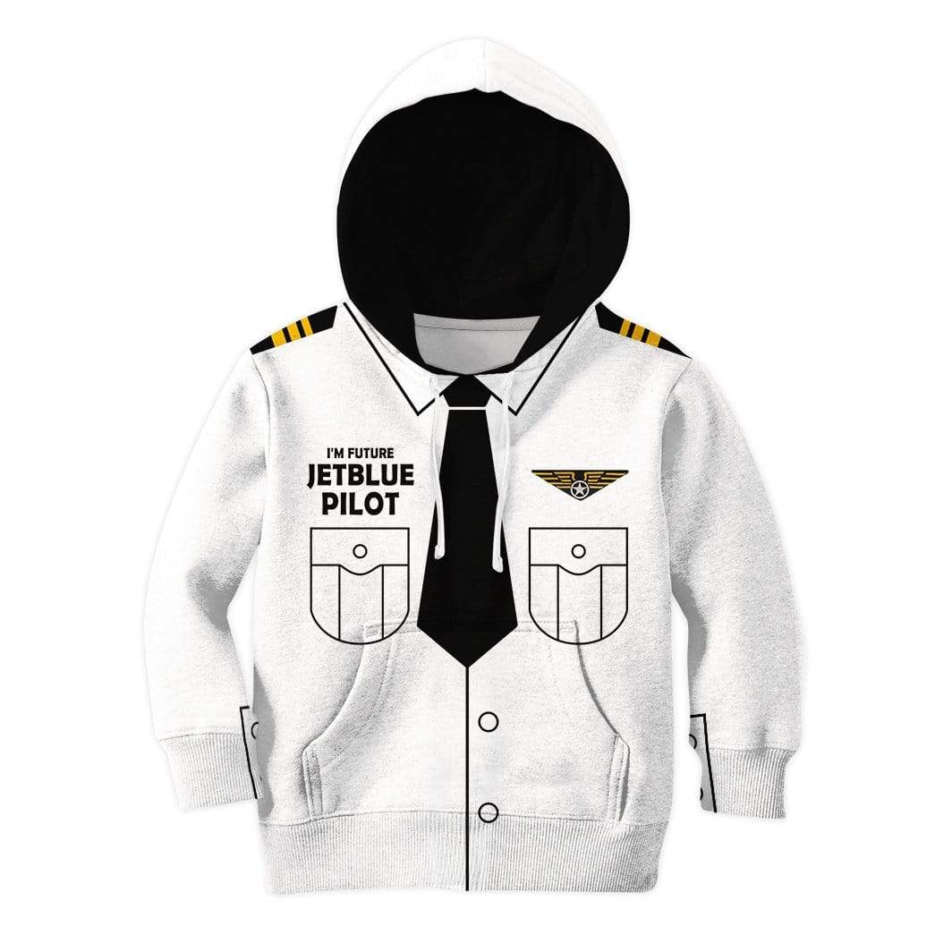 Kid Custom Hoodies T-shirt I'm future JetBlue pilot Apparel HD-GH20710K kid 3D apparel Kid Hoodie 2T 