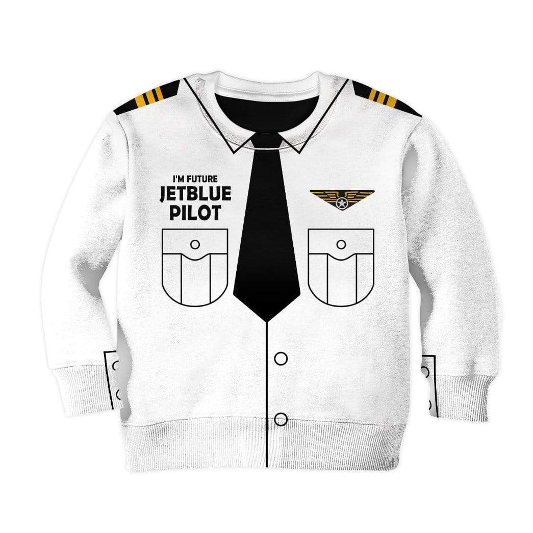 Kid Custom Hoodies T-shirt I'm future JetBlue pilot Apparel HD-GH20710K kid 3D apparel Kid Sweatshirt 2T 