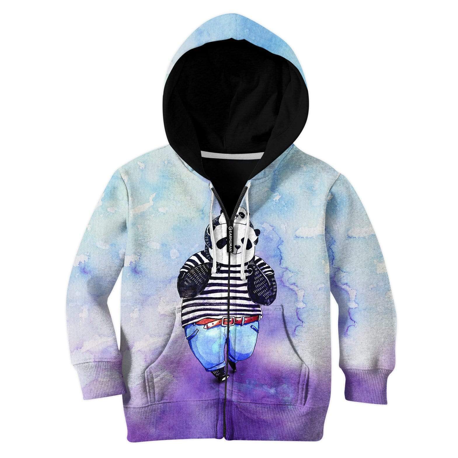 Kid Custom Hoodies T-shirt Listen To Papa HD-GH1681915K kid 3D apparel Kid Zip Hoodie S/6-8 