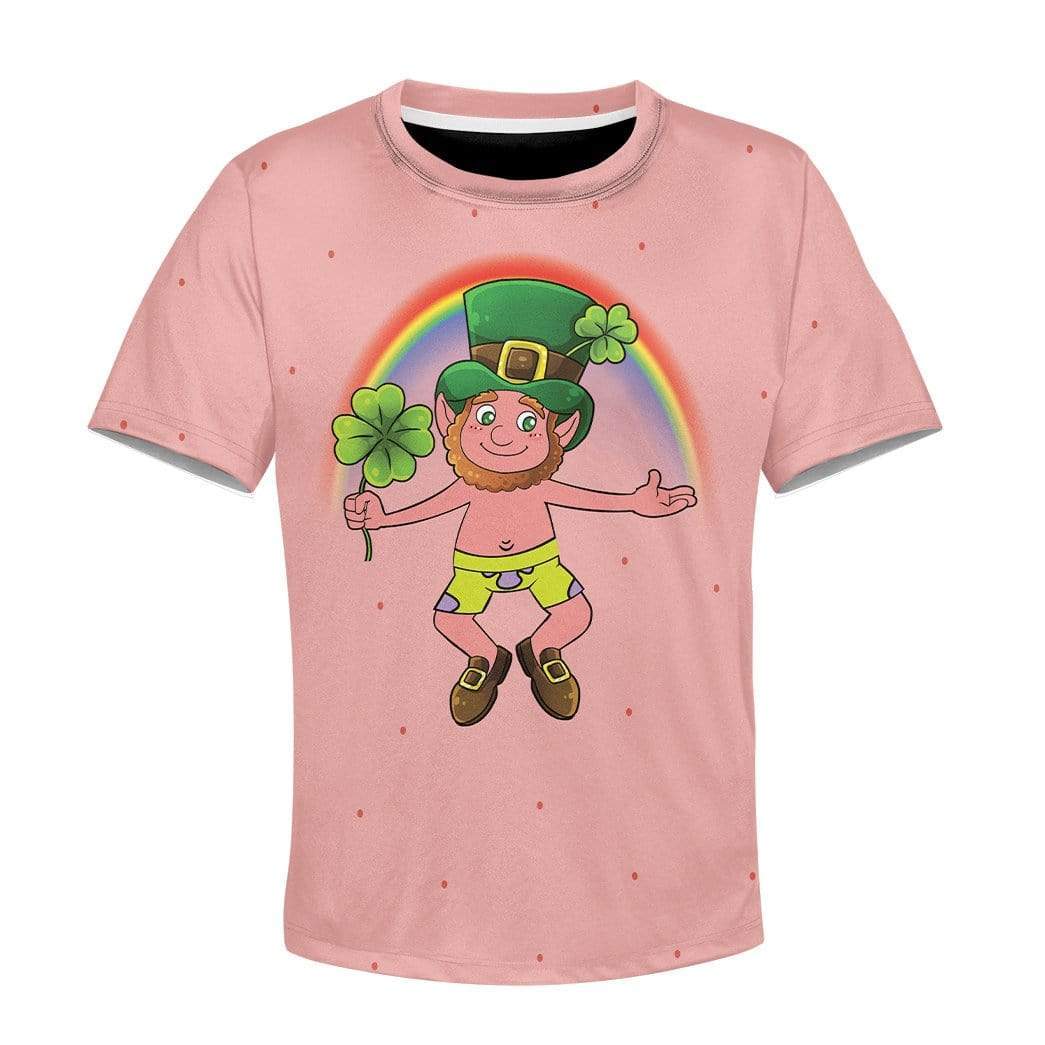 Kid Happy Patrick's Day Custom T-Shirts Hoodie Apparel HD-TA0302202 Kid 3D Apparel Kid T-Shirt 3XS 