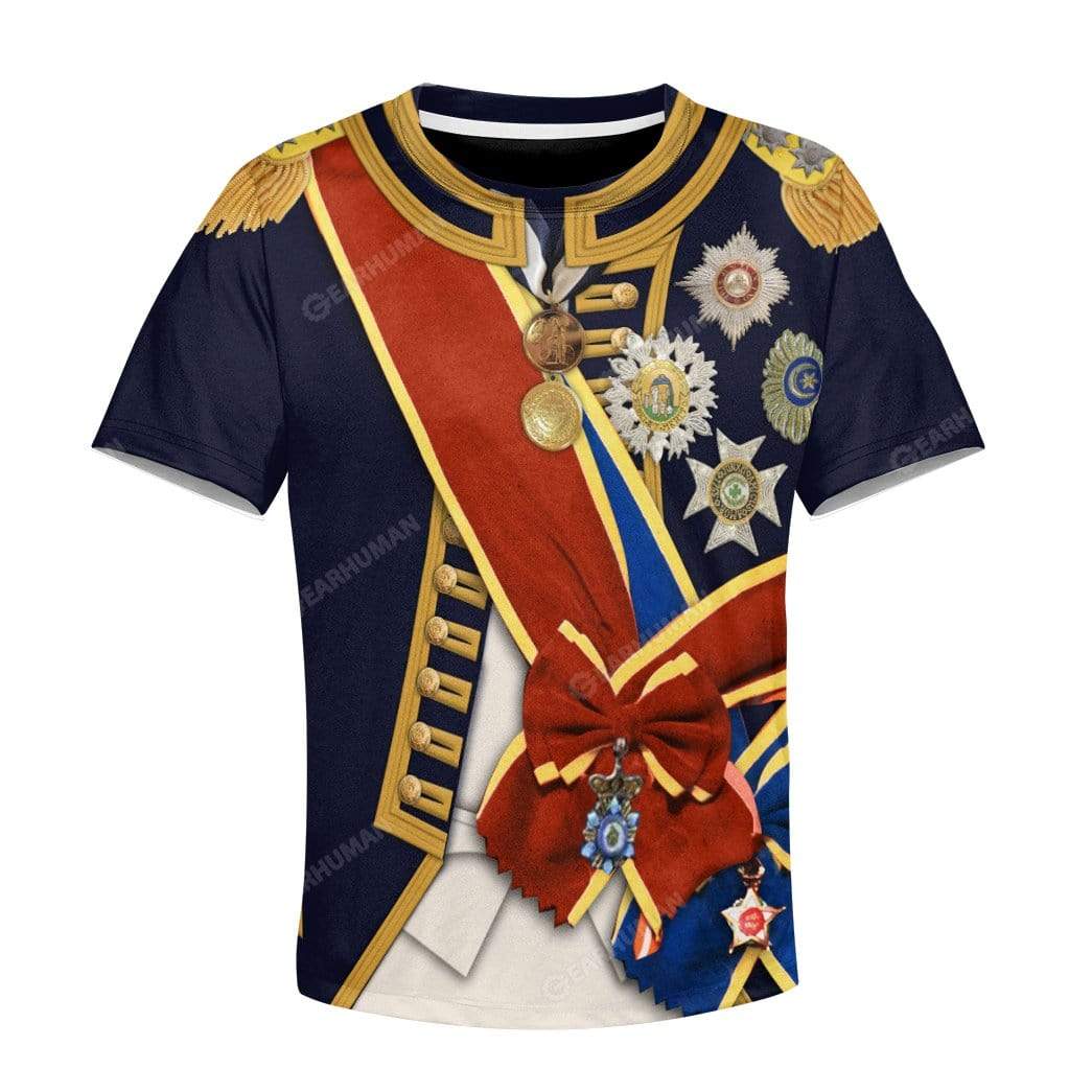 Kid Horatio Nelson Custom T-Shirts Hoodies Apparel M05121 Kid 3D Apparel Kid T-Shirt 3XS 