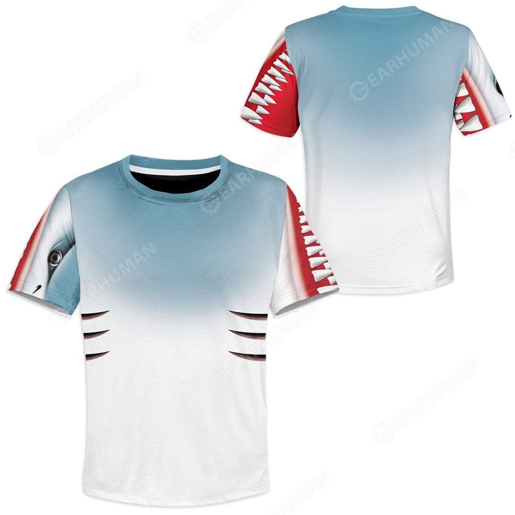 Kid Shark Hoodie T-Shirts Apparel HD-QM3011194 Kid 3D Apparel 