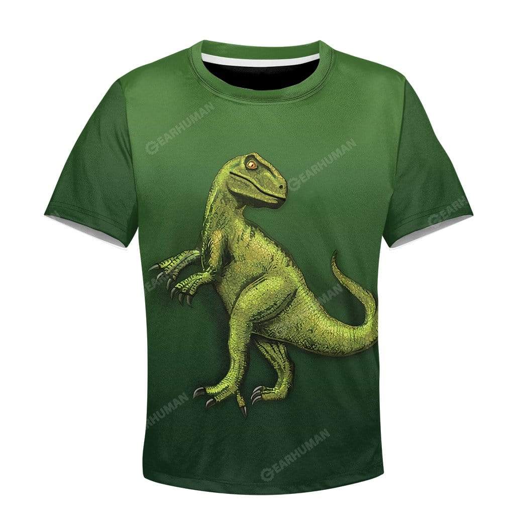 Kid Trex Dinosaur T-Shirts Hoodies Apparel HD-QM29111919 Kid 3D Apparel Kid T-Shirt 3XS/2-3 