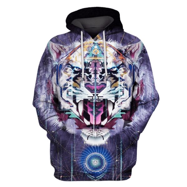 King Tiger Hoodies - Tshir Apparel PET110163 3D Custom Fleece Hoodies Hoodie S 