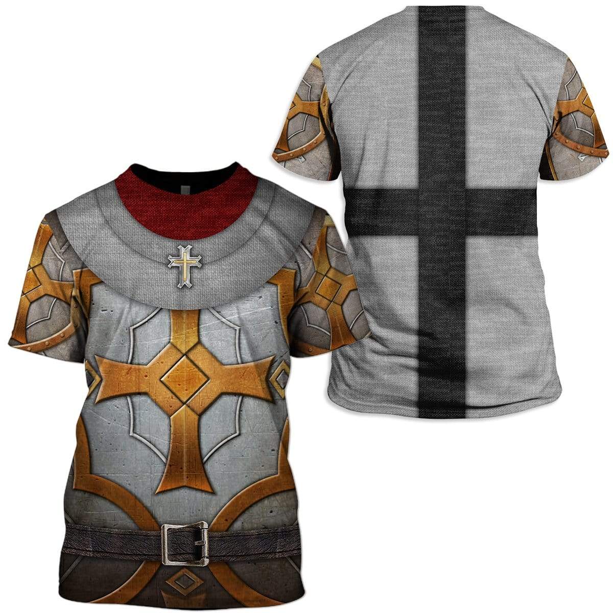 Knight Templar Custom T-shirt - Hoodies Apparel HD-GH20016 3D Custom Fleece Hoodies 