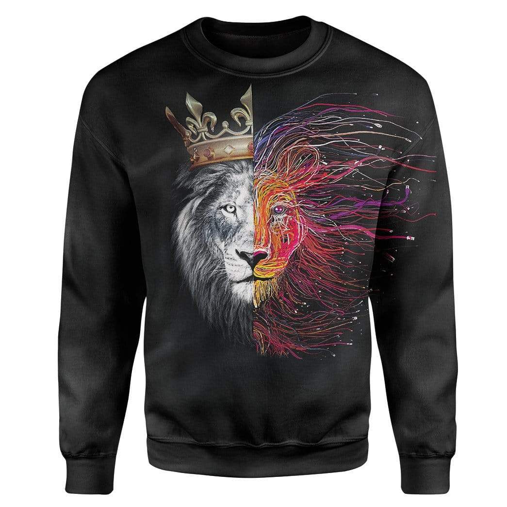 Lion King Custom T-Shirts Hoodies Apparel AN-TA1501202 3D Custom Fleece Hoodies Long Sleeve S 