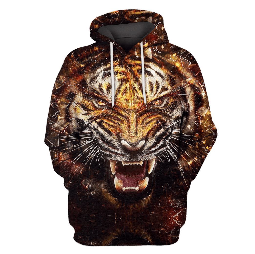 Lion Skull Hoodies - T-Shirts Apparel PET110180 3D Custom Fleece Hoodies Hoodie S 