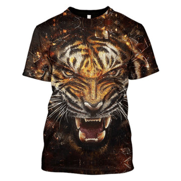 Lion Skull Hoodies - T-Shirts Apparel PET110180 3D Custom Fleece Hoodies T-Shirt S 