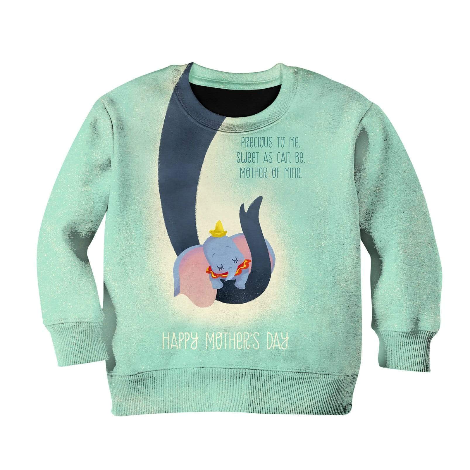 Little Elephant Custom Hoodies T-shirt Apparel HD-MV111381K kid 3D apparel Kid Sweatshirt S/6-8 