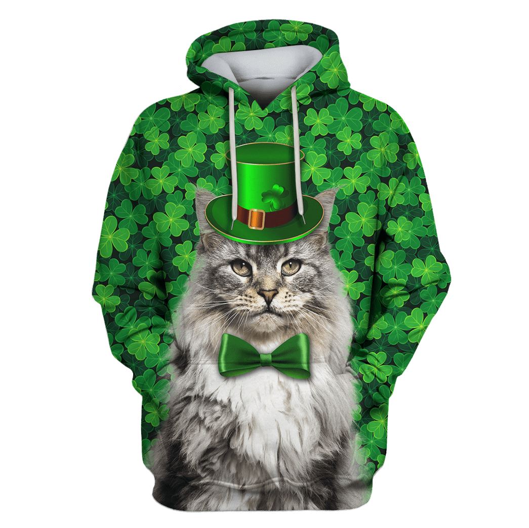 Maine Coon Custom T-shirt - Hoodies Apparel HD-PET110426 3D Custom Fleece Hoodies Hoodie S 