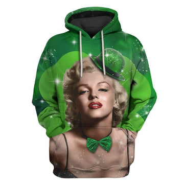 Marilyn Monroe Custom T-shirt - Hoodies Apparel HD-GH110689 3D Custom Fleece Hoodies Hoodie S 