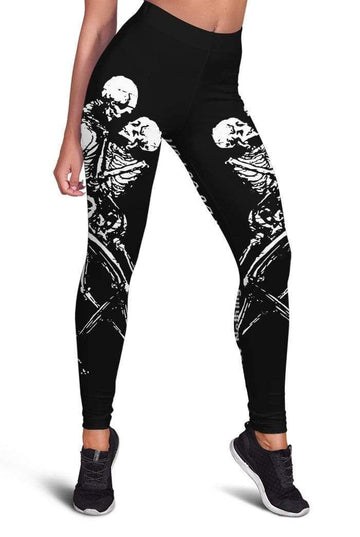Gearhumans May nothing but death do us part Full-print Leggings