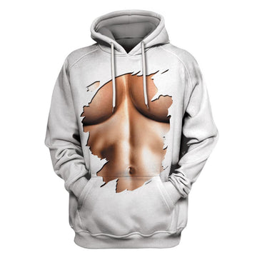 Men's Body Custom T-shirt - Hoodies Apparel HD-UGL110170 3D Custom Fleece Hoodies Hoodie S 