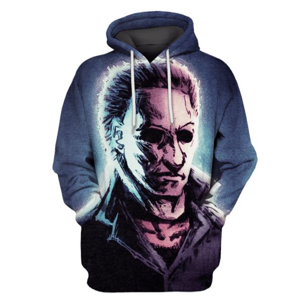 michael myers Hoodies - T-Shirts - Zip Hoodies Apparel MV110210 3D Custom Fleece Hoodies Hoodie S 