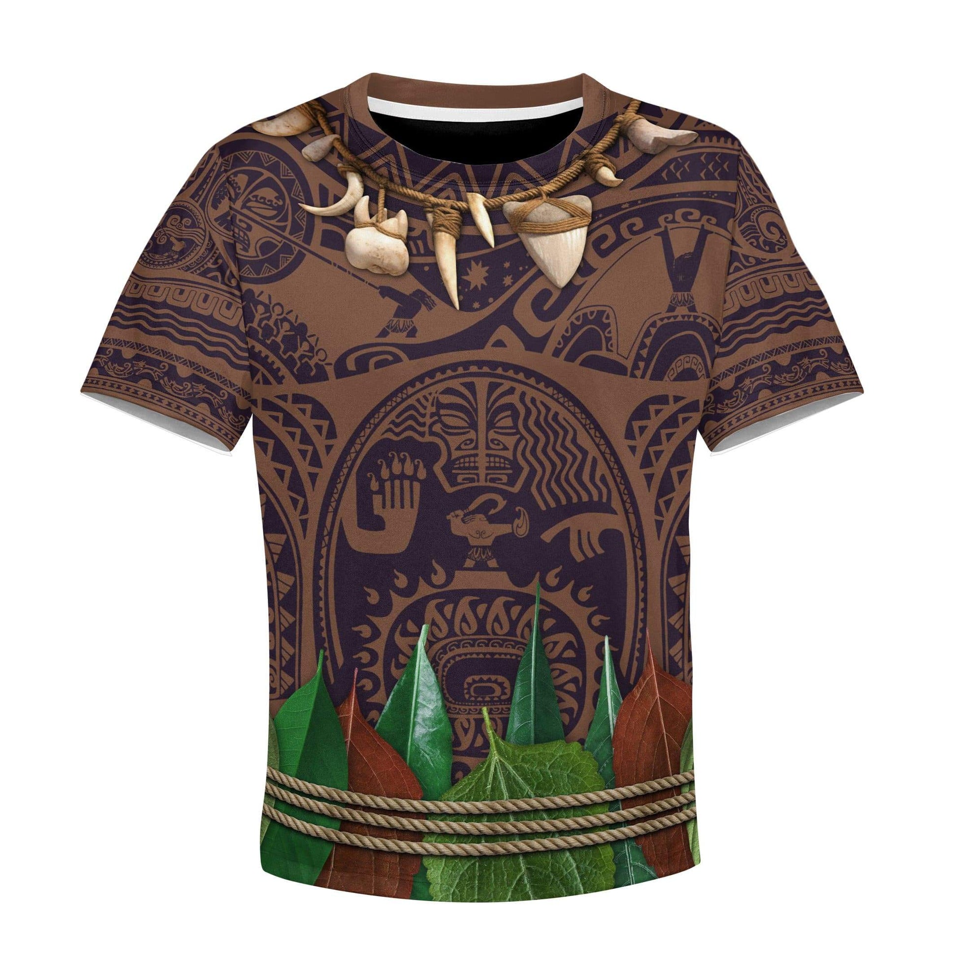 Moana Custom Hoodies T-shirt Apparel HD-GH1106120K kid 3D apparel Kid T-Shirt XS 