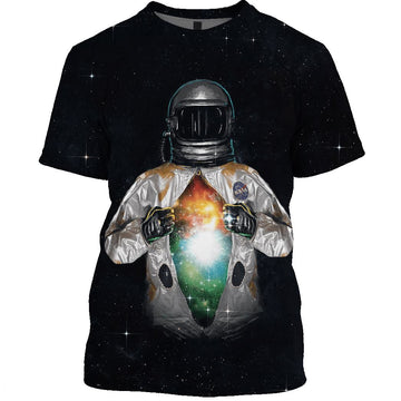 Gearhumans NASA Astronaut Custom T-shirt - Hoodies Apparel