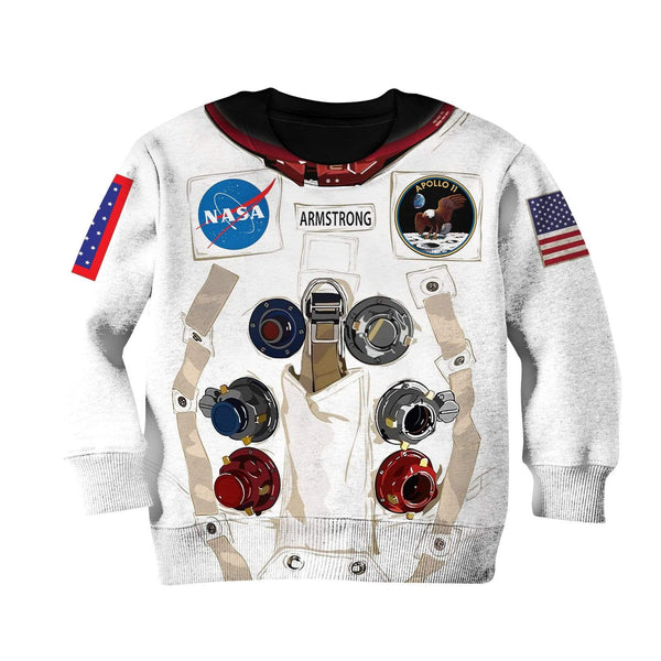 Gearhumans Nasa astronaut Kid Custom Hoodies Apparel T-shirt