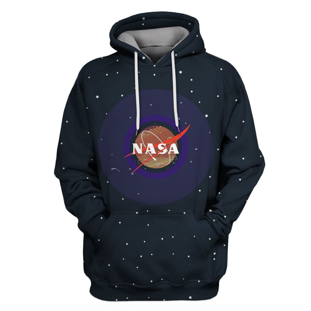 NASA Custom T-shirt - Hoodies Apparel HD-GH110492 3D Custom Fleece Hoodies Hoodie S 