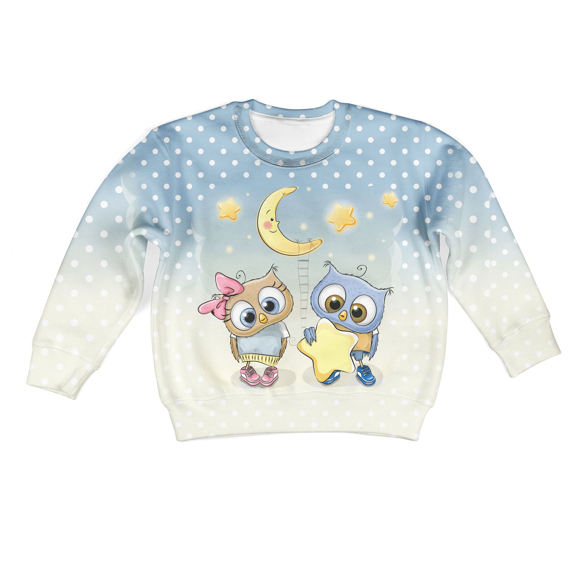 Night Owls Custom Hoodies T-shirt Apparel HD-PET110278K kid 3D apparel Kid Sweatshirt S/6-8 