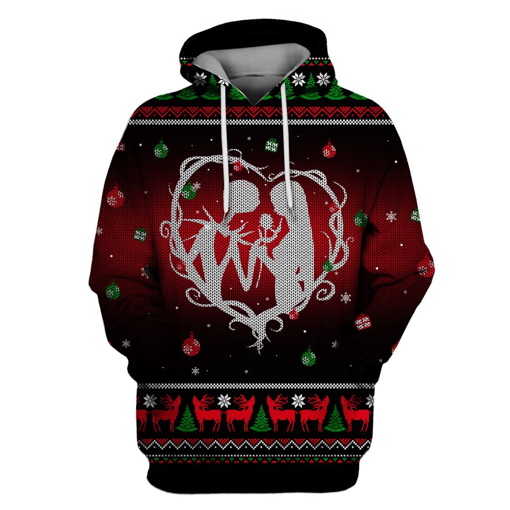 Nightmare Before Christmas Custom T-shirt - Hoodies Apparel MV110581 3D Custom Fleece Hoodies Hoodie S 