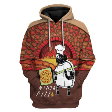 Gearhumans Ninja Pizza Custom T-Shirts Hoodies Apparel