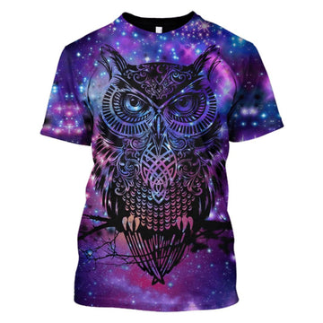 Gearhumans Owl Hoodies T-Shirt Apparel