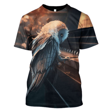 Gearhumans Owl Hoodies T-Shirt Apparel
