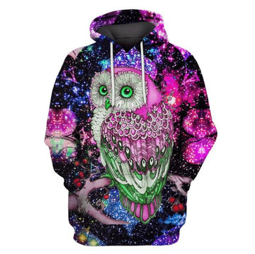 Gearhumans Owl Hoodies -T-Shirt Apparel