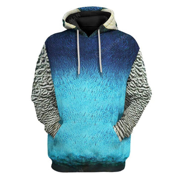 Peacock Custom T-shirt - Hoodies Apparel HD-TA11111911 3D Custom Fleece Hoodies Hoodie S 