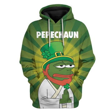 Pepechaun St Patrick's Day Custom T-Shirts Hoodies Apparel HD-TA3001204 3D Custom Fleece Hoodies Hoodie S 