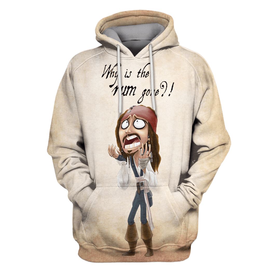 Pirates of the Caribbean Hoodies - T-Shirts Apparel rv MV110151 3D Custom Fleece Hoodies Hoodie S 