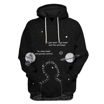 Gearhumans Planets in space Custom T-shirt - Hoodies Apparel